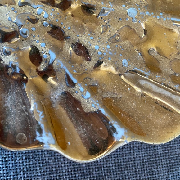 Dixon Art Studios | Weeping Gold | Pair of 2 Shell Dishes - Picture 9 of 12